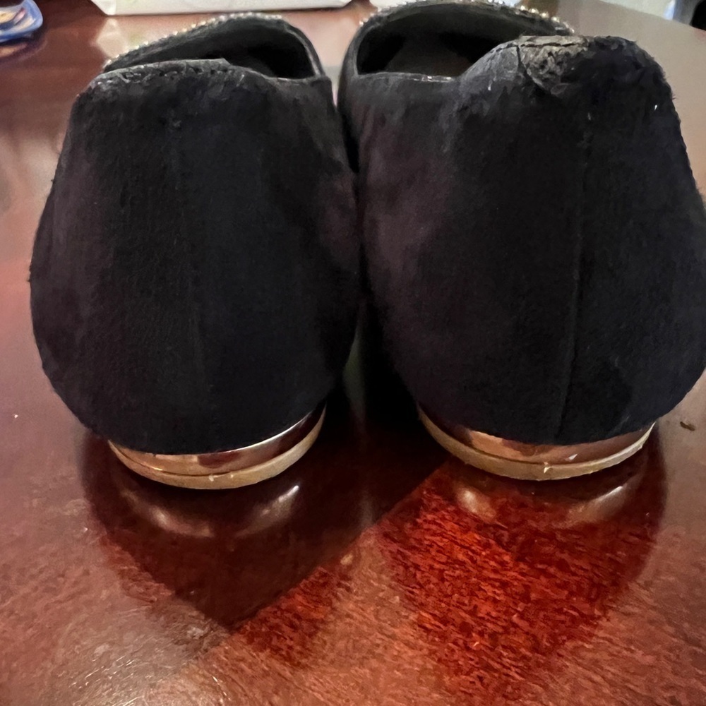 SOPHIA WEBSTER Black Flats Mulitcolor Crystal Butterfly - Picture 7 of 12